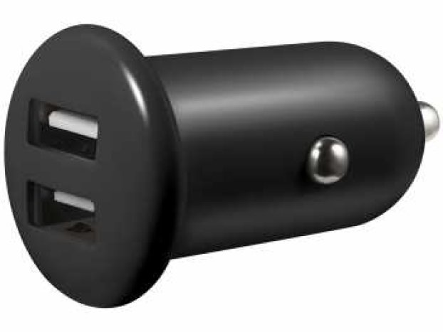 Incarcator auto Sandberg 340-40 Saver, 2xUSB, negru